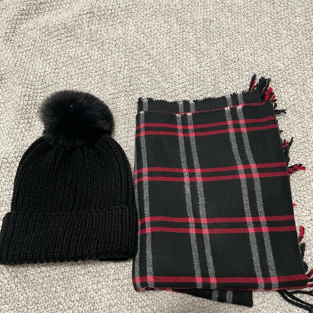 Steve Madden Hat & scarf